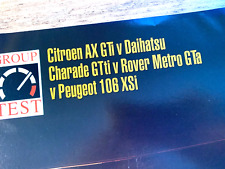 AX GTi vs CHARADE GTti vs