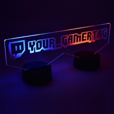 XL Gamertag Gaming Light |