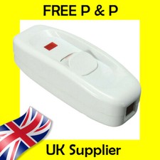 White Inline ON/OFF Table Lamp