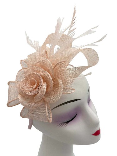 Women flower fascinator clip - women,