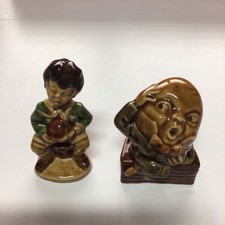 Wade Whimsies “Humpty Dumpty & Georgie Porgie” Figures – Made in England