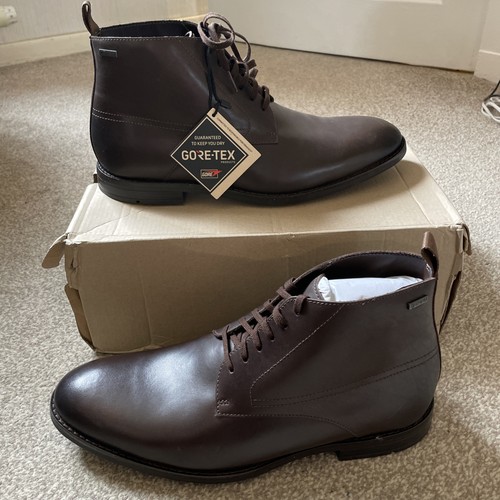 Clarks gore tex shoes - clarks, brown