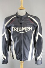 TRIUMPH BLACK & CREAM LEATHER