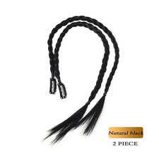 Braided hair extensions clip - braided,