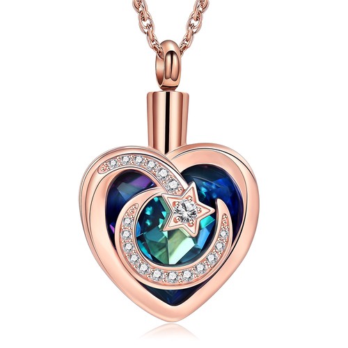 Crescent moon star - &, urn