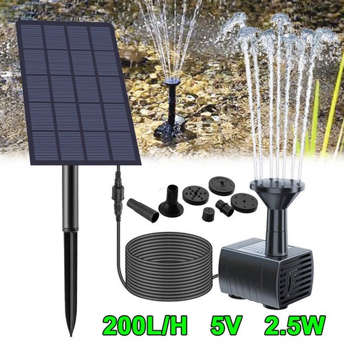 Solar panel powered water - solar, pump