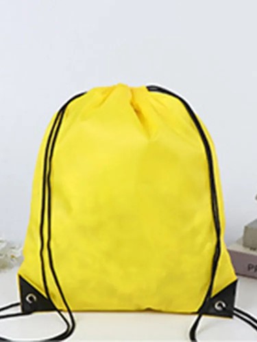 Nylon drawstring rucksack - nylon,