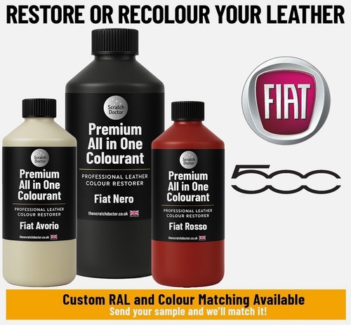 Fiat 500 leather repair - fiat, paint