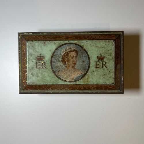 Vintage 1953 coronation tin - vintage,