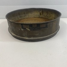 Vintage Endecotts Brass Laboratory Test Sieve 12” Dia BS 410/43 MESH 3/16"@M 