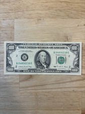 Old 100 Dollar Bill (1988)