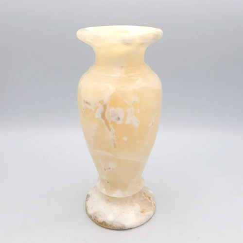 Vintage onyx vase - vintage, natural