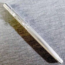 Yard o Led Sterling Silver 925 Silver Fountain Pen 5.5 Inch B Nib 18K Gold