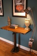 Vintage Industrial Console Table by Rumpledinkie Vintage