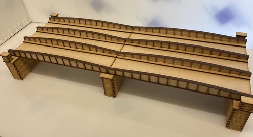 600mm steel plate bridge model - 600mm,