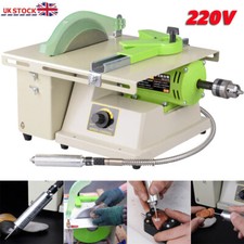 1380W Jewellery Bench Polisher Polishing Machine Lathe Rock Silver Polishing