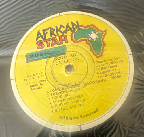 Capleton good african - capleton, star