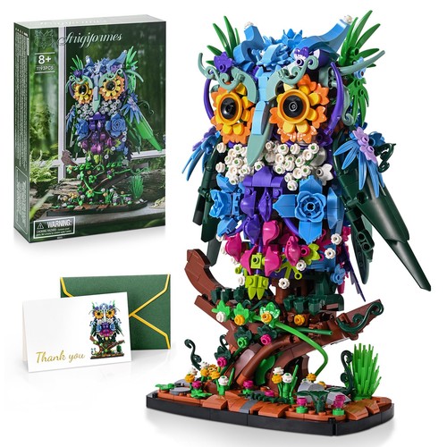 Owl building set collectible - owl,