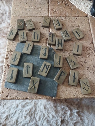 Set carved runes - from, the