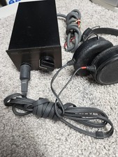 Stax SR-34 Lambda Junior SRD-4 Electret Earspeaker System with SR-30 Headphones