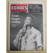 JOHNNY NASH BLACK ECHOES MAGAZINE FEBRUARY 12 1977 JOHNNY NASH COVER WITH MORE I