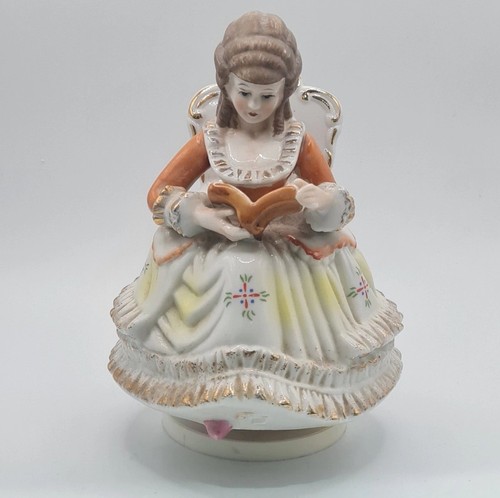 Victorian lady reading - , sheet