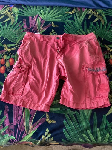 Napapijri red cotton canvas - cotton,