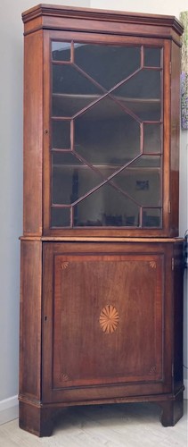 Vintage corner cupboard - vintage, /