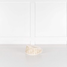 Dior Oblique White and Gold