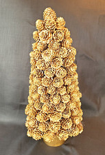 Vintage Glitter Gold Real Pine