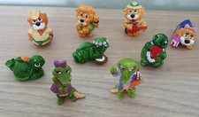 Kinder - Turtles , Lions & Crocodiles -  9 Vintage Figures - Various as Photo
