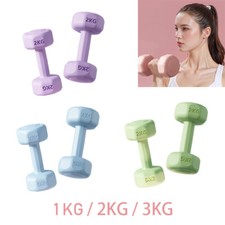 Ladies Dumbbells Set Aerobic Training Hand Weights Workout Gym Home Fitness Pair