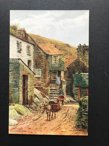 Old cornish postcard - old,