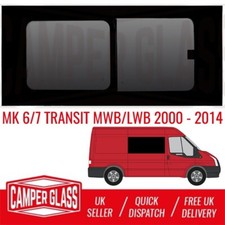 MK6/7 Ford Transit MWB/LWB Driver Side SLIDING Privacy Window 2000-2014 - T16