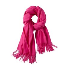 Elegant Plain Cashmere Scarf