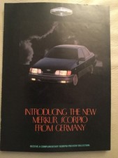 Merkur Scorpio (Ford Granada) Car Brochure - US Market - c1990
