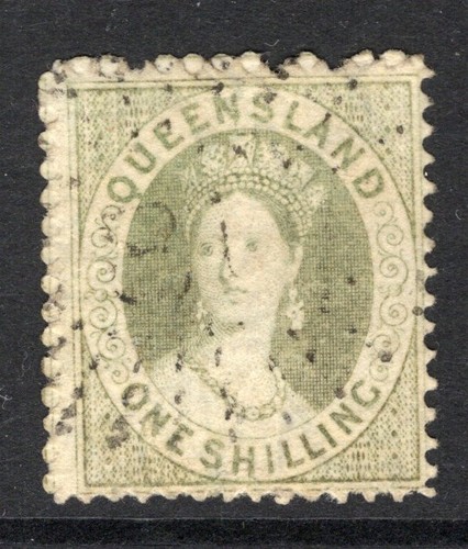 Queensland 1872 greenish - 1872,