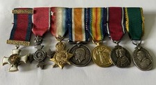 Original WW1 DSO OBE Miniature Medal Group