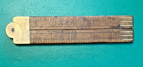 Vintage brass mounted folding - vintage,