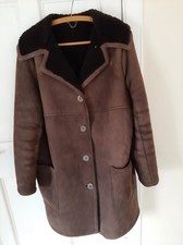 Vintage Antartex Ladies Sheepskin Coat, Size L