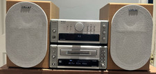 Denon DMD-M10 MiniDisc Player + UDRA-M10 Amp & Sony SS-CCP101 Speakers Working