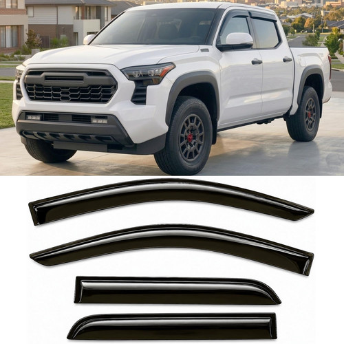 2024 2026 tape rain guards - tape, on