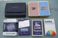PLAYING CARDS VINTAGE BUNDLE INC CUNARD , LION BRAND