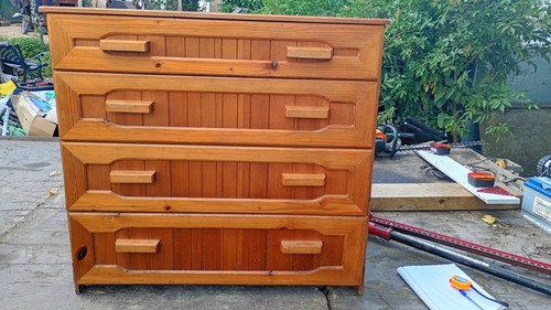 Solid pine chest - of, draws