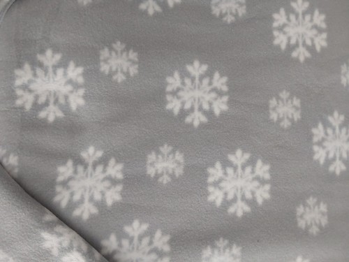 Tesco snowflake teddy fleece - snowflake,