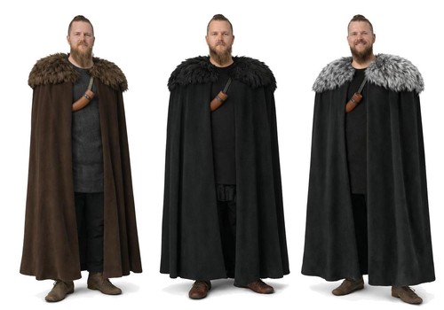 Adults length cloak faux - adults,