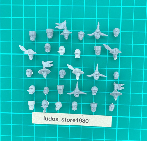 Bretonnia heads men - x, 30