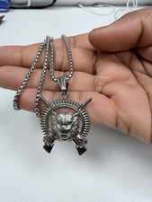 Puli Pendant Silver Chain
