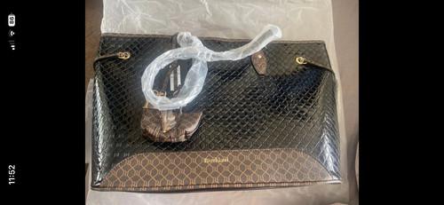 River island monogram tote - river,