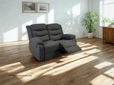 NEW Grey Chenille Recliner 2 Seater Sofa SGF307  | Clearance | Best Offer!